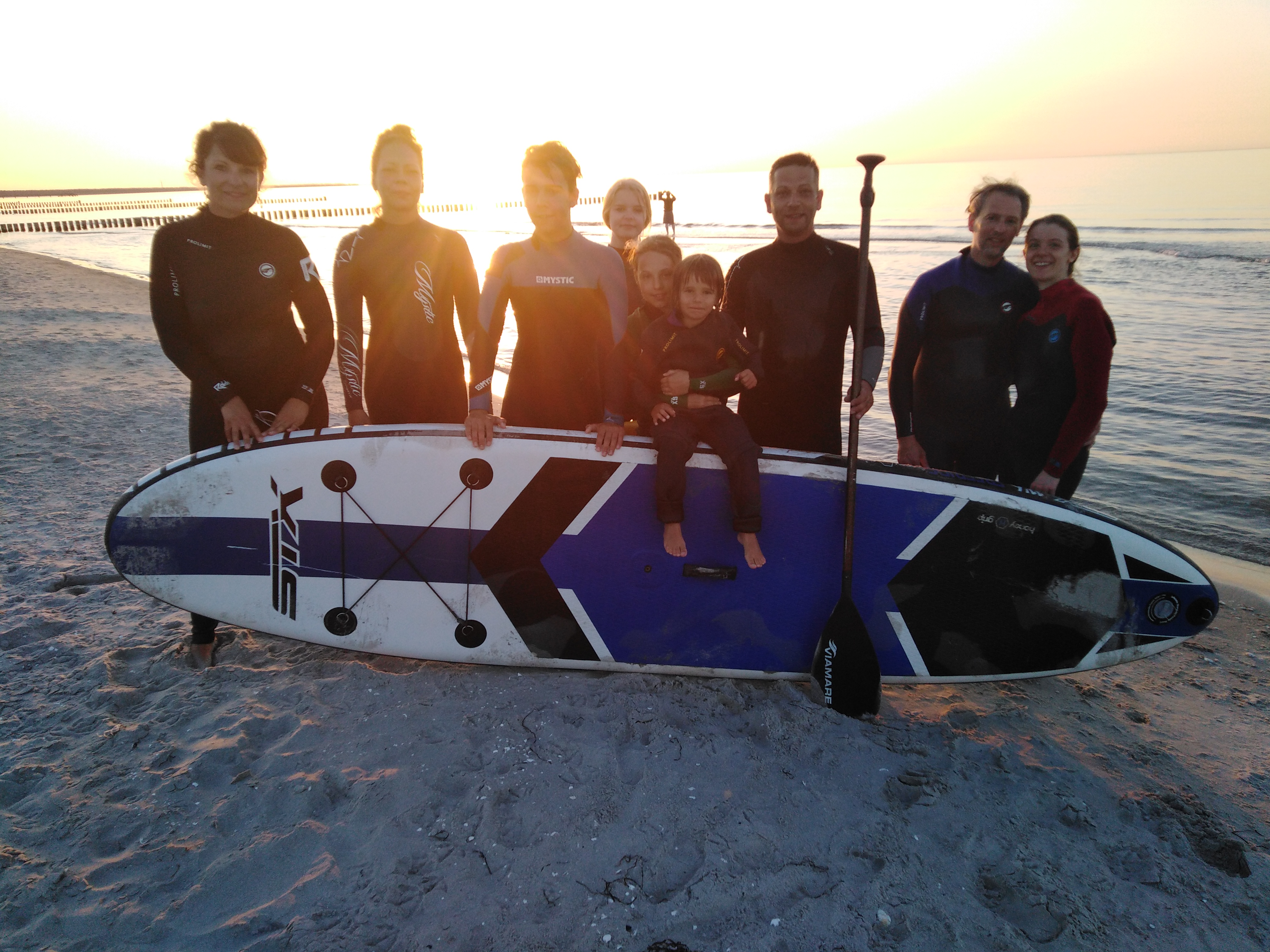 Sonnenuntergangstouren auf dem Prerowstrom