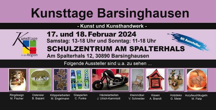 Kunsttage Barsinghausen Kunsttage Barsinghausen