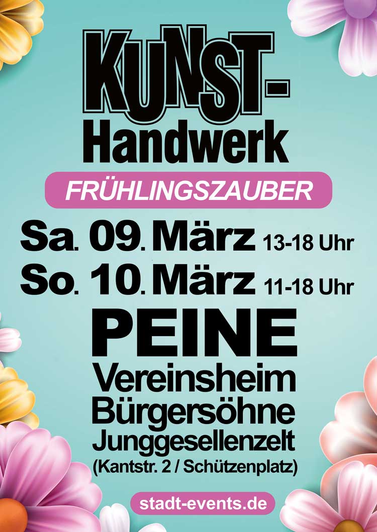 Kunsttage Peine 09 03 10 03 2024 Frühlingszauber