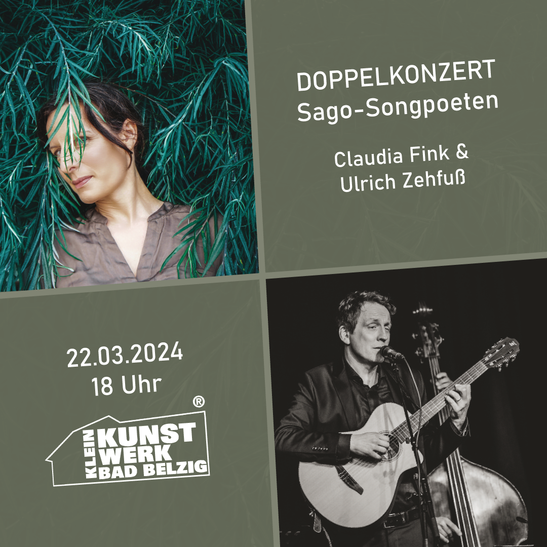 Doppelkonzert der Sago Songpoeten Claudia Fink Ulrich Zehfuß