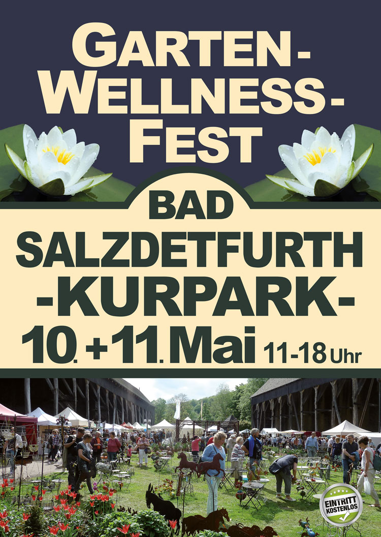 Garten und Wellnessfest im Kurpark Bad Salzdetfurth