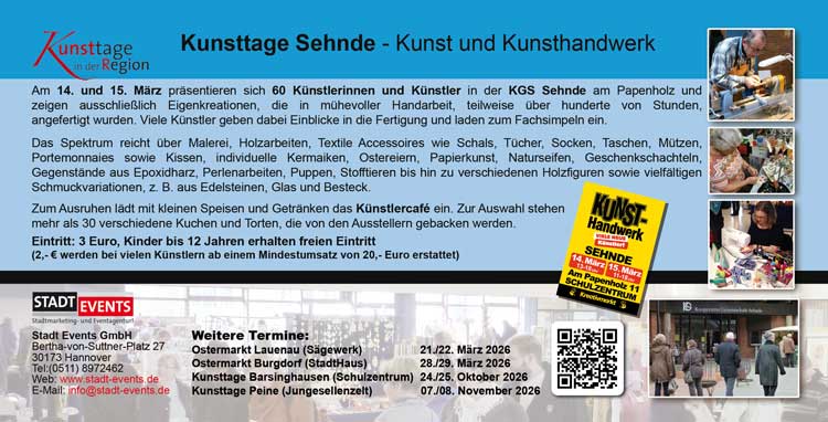 Kunsttage Sehnde Kunsttage Sehnde
