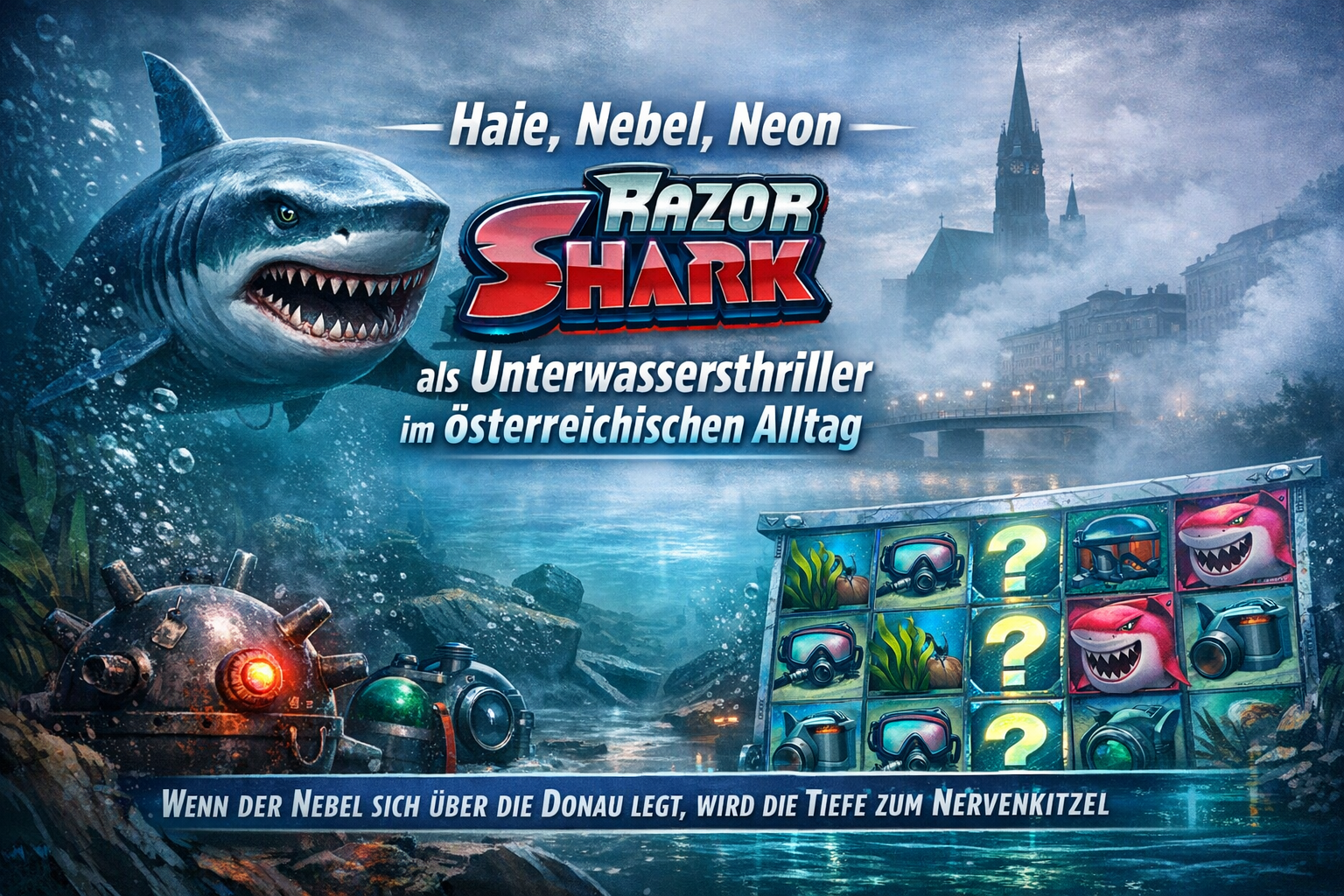 Razor Shark als Unterwasserthriller